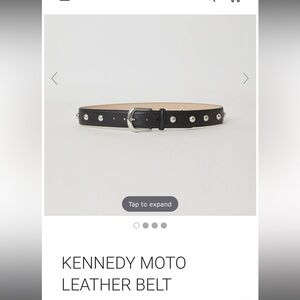 B Low the Belt Kennedy Moto Leather belt